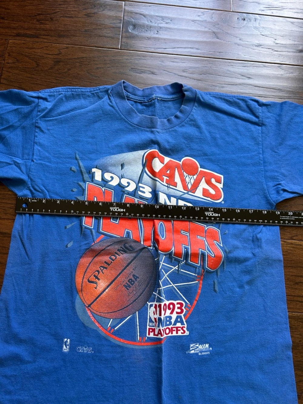 Vintage Cleveland Cavaliers Cavs 1993 NBA Playoffs Blue T‑Shirt - Picture 5 of 6